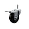 Service Caster 3.5'' Phenolic Swivel 7/16'' Grip Ring Stem Caster with Total Lock Brake SCC-GRTTL20S3514-PHS-716138 - alternate 1